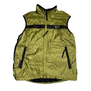Mountain Hardwear Conduit SL Vest Mens Green Lightweight Full Zip Windbreaker M